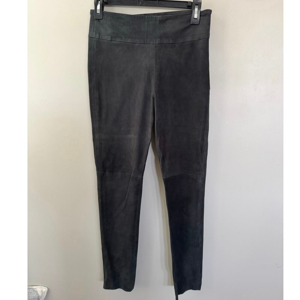 Women’s Iro Tadonis Suede Leggings in Charcoal SZ 36 / US S